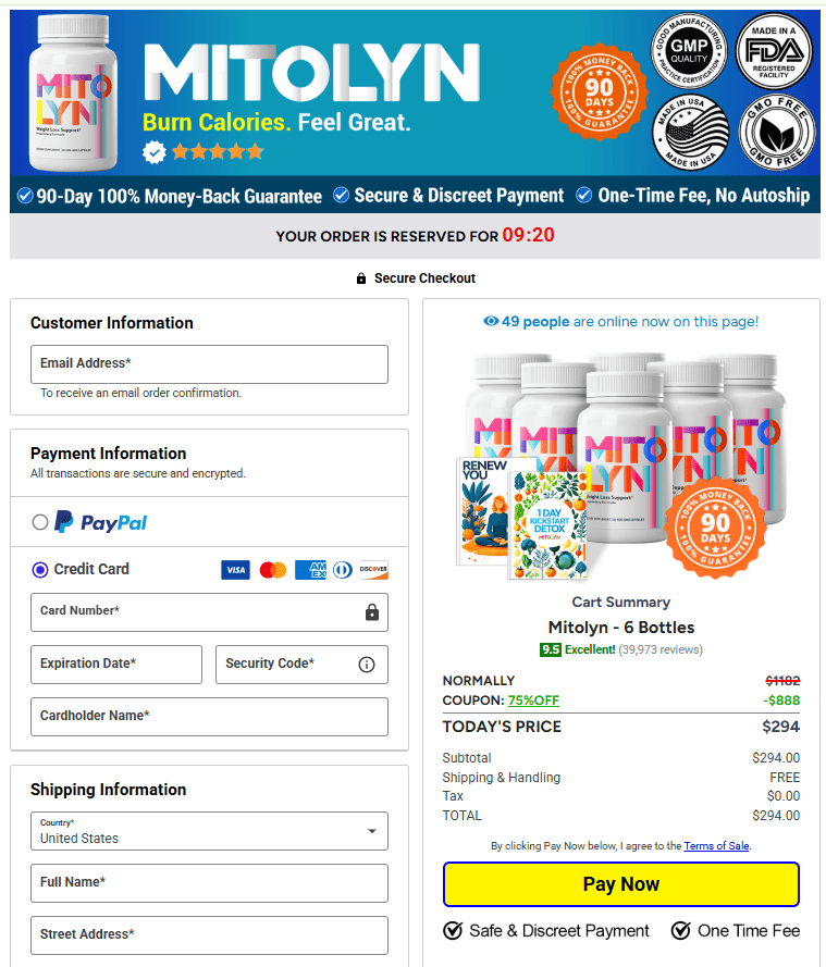 Mitolyn order